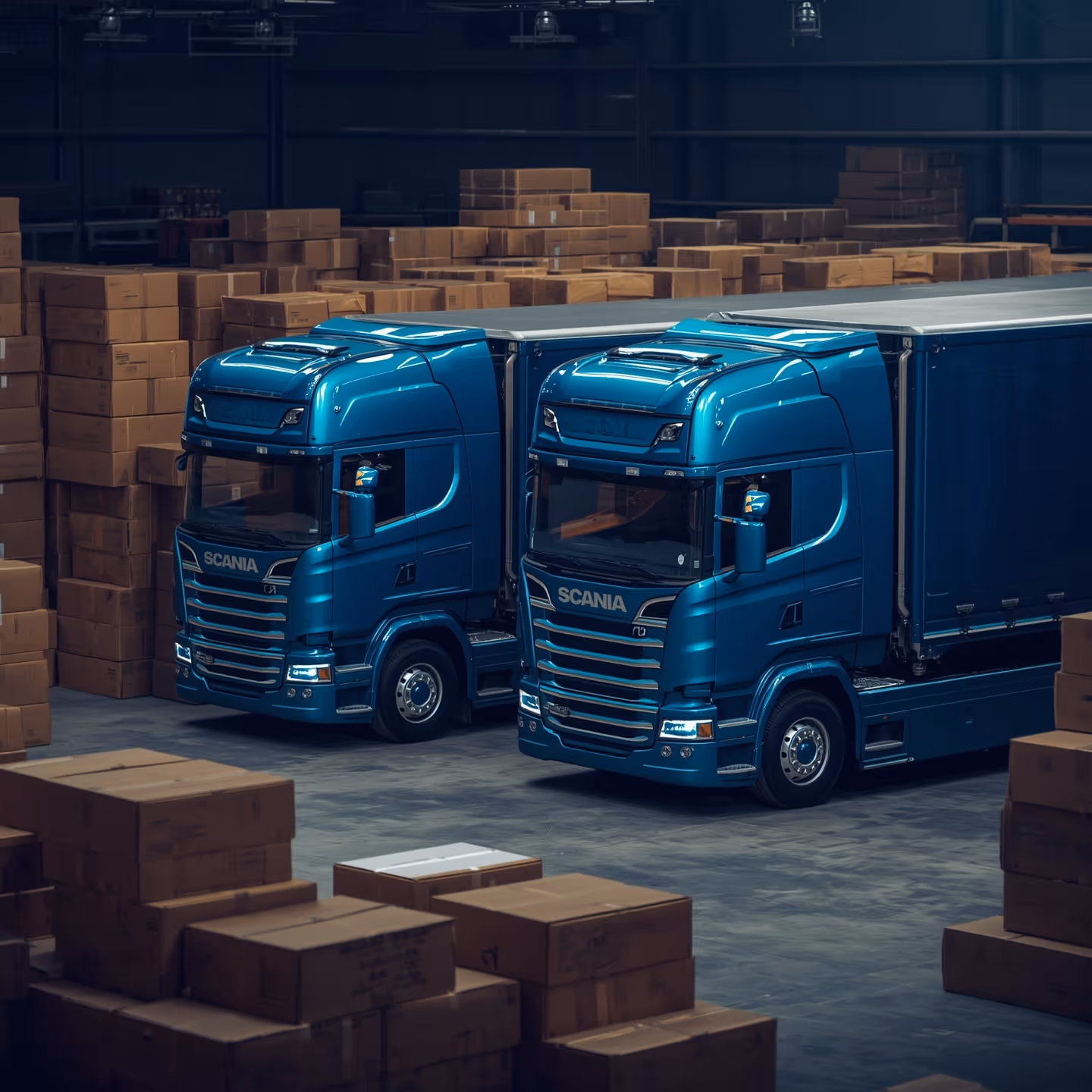 Megošped truck depot