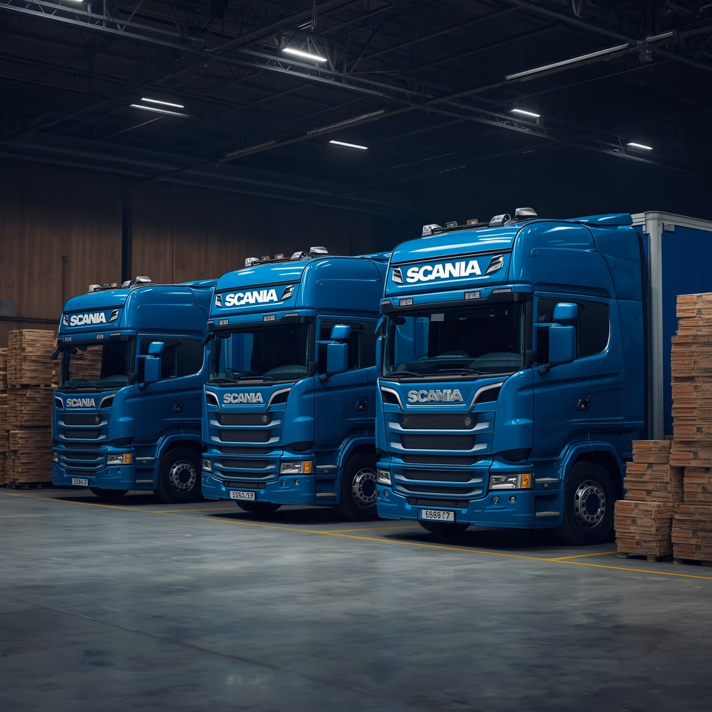 Megošped truck on the open road
