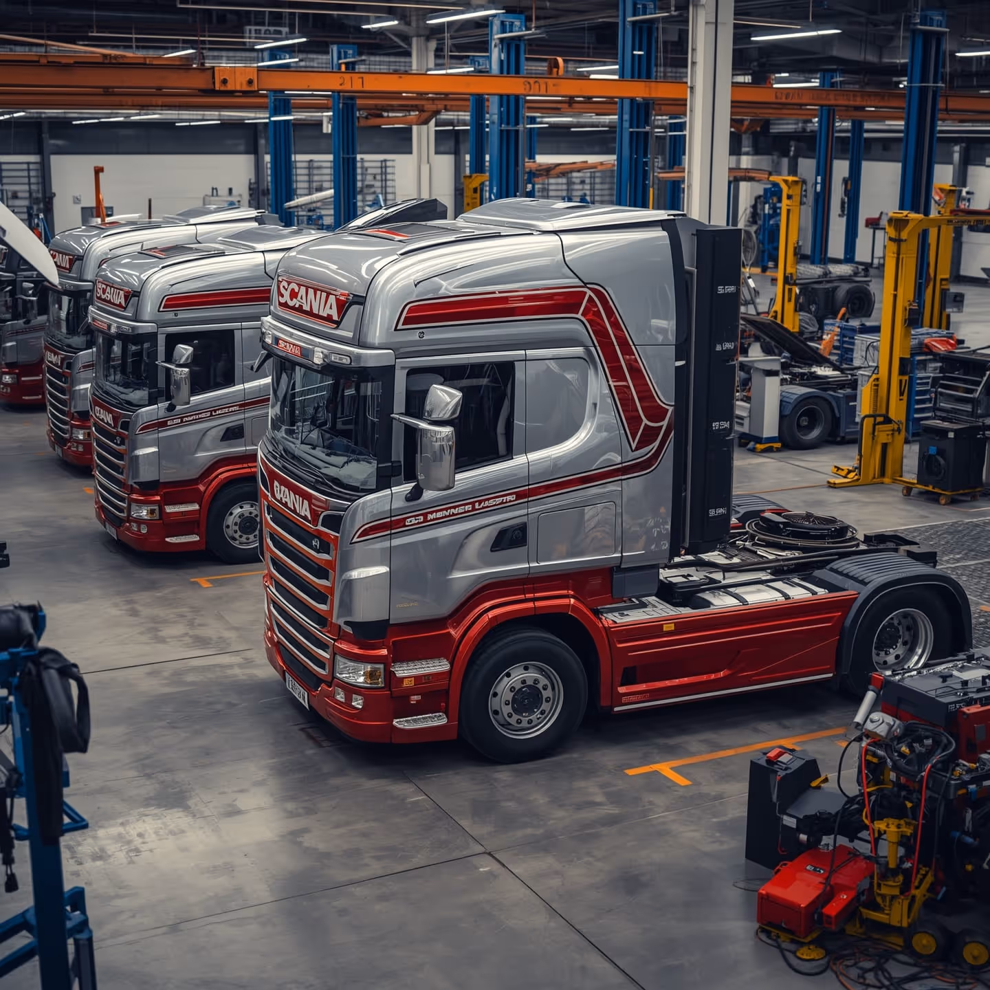Megošped truck depot
